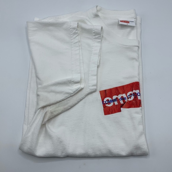 Supreme Commes Des Garçons Box Logo Shirt Large - Picture 5 of 8